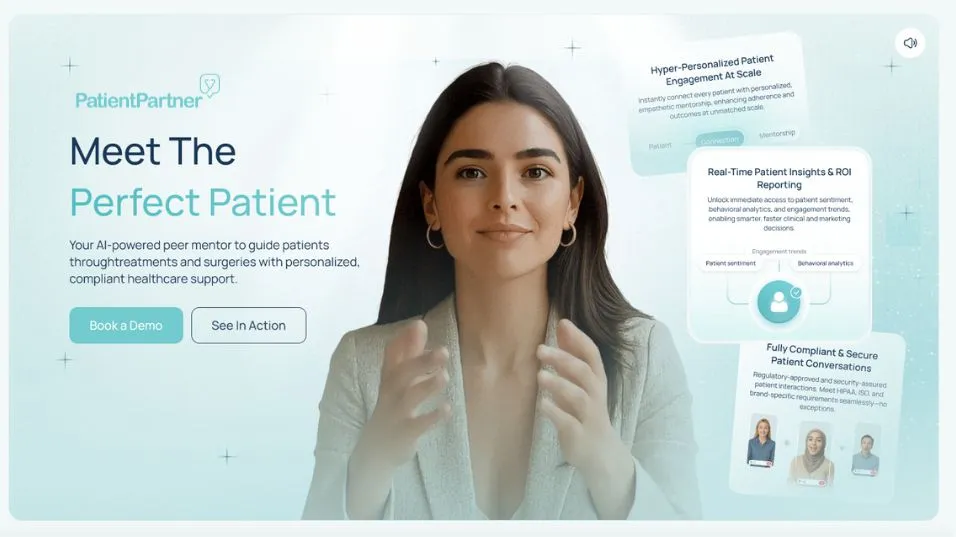 PatientPartner’s “PerfectPatient” AI Mentor: Human Empathy and AI Speed Finally Built for Pharma
